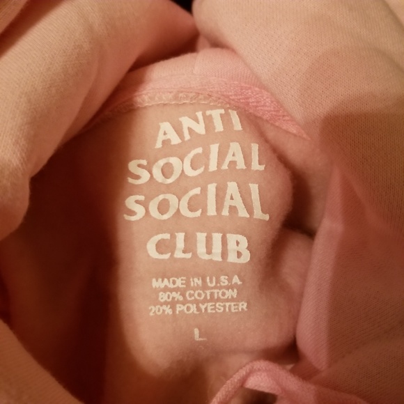 Authentic Anti Social Social Club Hoodie - Fit S/M - Picture 3 of 4